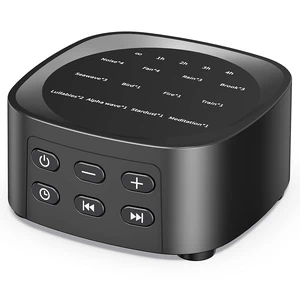 Sleep White Noise Sound Machines with 25 Soothing Sounds 36 Volume Levels 5 Timers Visible Sound Catalog Portable Size Memory Function for Home Office and Travel Sleep White Noise Sound Machines with 25 Soothing Sounds 36 Volume Levels 5 Timers Visible Sound Catalog Portable Size Memory Function for Home Office and Travel