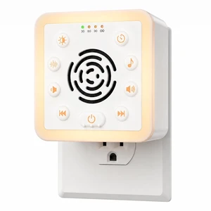 Wall Plug in White Noise Machine - Always On, No Batteries to Recharge, Noise Masking Sound Machine for Sleep, Office Privacy & Travel, 32 Volume Controls, 30 Soothing Sounds, Night Light Wall Plug in White Noise Machine - Always On, No Batteries to Recharge, Noise Masking Sound Machine for Sleep, Office Privacy & Travel, 32 Volume Controls, 30 Soothing Sounds, Night Light