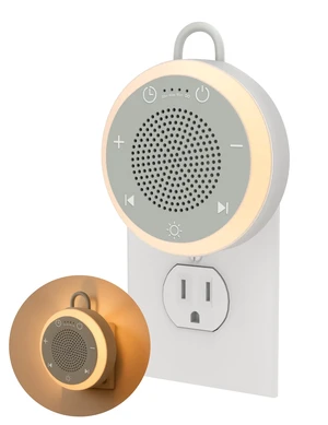 Pluggy White Noise Machine, Wall Plug-in & Rechargeable, 20 Sounds | Auto-Off Timer, 520mAh Battery, Noise Blocker for Office Privacy, Sleep Aid for Adults & Baby, Easy To Pack And Carry Pluggy White Noise Machine, Wall Plug-in & Rechargeable, 20 Sounds | Auto-Off Timer, 520mAh Battery, Noise Blocker for Office Privacy, Sleep Aid for Adults & Baby, Easy To Pack And Carry