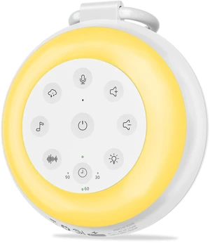 Portable Sound Machine, White Noise Machine for Sleeping | Bluetooth Speaker, Brown & Pink Noise, 24 Sounds, 180s Voice Recording, Night Light, Sleep Timer, Up to 45-Hour Battery Portable Sound Machine, White Noise Machine for Sleeping | Bluetooth Speaker, Brown & Pink Noise, 24 Sounds, 180s Voice Recording, Night Light, Sleep Timer, Up to 45-Hour Battery