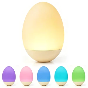 Egg Light for Nursery, Baby Night Light for Feedings & Diaper Changes | 7 Colors Changing Mode, Eye Caring, Touch Control, Timer, Stepless Dimming, Rechargeable, Soft Silicone, BPA Free Egg Light for Nursery, Baby Night Light for Feedings & Diaper Changes | 7 Colors Changing Mode, Eye Caring, Touch Control, Timer, Stepless Dimming, Rechargeable, Soft Silicone, BPA Free