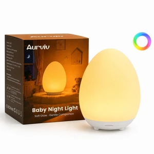 Egg Night Light for Kids, Rechargeable Baby Night Light for Nursery | Silicone Night Light with Touch Control, 7 Colors, Stepless Dimming 30/60Mins Timer, Portable Light for Breastfeeding Egg Night Light for Kids, Rechargeable Baby Night Light for Nursery | Silicone Night Light with Touch Control, 7 Colors, Stepless Dimming 30/60Mins Timer, Portable Light for Breastfeeding