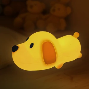 Cute Dog Night Light, Dimmable with Soft Silicon Dog Light, Kindergarten Kawaii Light, Rechargeable Touch Night Light for Boys and Girls Cute Dog Night Light, Dimmable with Soft Silicon Dog Light, Kindergarten Kawaii Light, Rechargeable Touch Night Light for Boys and Girls