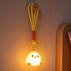 Mini Duck Night Light with Lanyard, 8 Color Changing Rechargeable | Portable Mini Night Light for Kids, Soft Silicone Duck Squishy Cute Lamp for Bedroom & Camping, Gifts Mini Duck Night Light with Lanyard, 8 Color Changing Rechargeable | Portable Mini Night Light for Kids, Soft Silicone Duck Squishy Cute Lamp for Bedroom & Camping, Gifts
