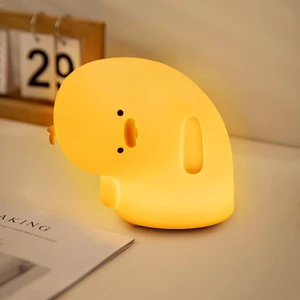 Cute Duck Night Light, Why Duck Silicone Nursery Night Light Rechargeable 3 dimmable Levels Table Lamp with Touch Sensor for Bedrooms Yellow Cute Duck Night Light, Why Duck Silicone Nursery Night Light Rechargeable 3 dimmable Levels Table Lamp with Touch Sensor for Bedrooms Yellow