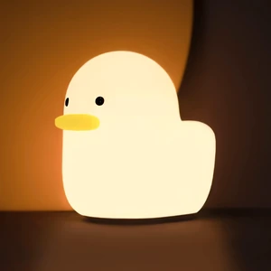 LED Benson Night Light, Cute Duck Animal Silicone Nursery Night Light Rechargeable Table Lamp Bedside Lamp with Touch Sensor for Baby Girls Women Bedrooms, Living Room LED Benson Night Light, Cute Duck Animal Silicone Nursery Night Light Rechargeable Table Lamp Bedside Lamp with Touch Sensor for Baby Girls Women Bedrooms, Living Room