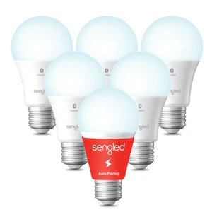 Alexa Light Bulb, Smart Light Bulbs That Compatible with Alexa Only, Bluetooth Mesh Standard A19 E26 Dimmable LED Bulb Daylight 5000K, 60W Equivalent 800LM, High CRI, High Brightness, 6 Pack Alexa Light Bulb, Smart Light Bulbs That Compatible with Alexa Only, Bluetooth Mesh Standard A19 E26 Dimmable LED Bulb Daylight 5000K, 60W Equivalent 800LM, High CRI, High Brightness, 6 Pack