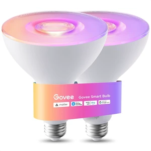 Par38 Flood Light Bulbs, 1300Lm Smart Flood Light Outdoor 2-Pack | IP65 Waterproof, Smart Outdoor Bulbs Work with Alexa, Matter & SmartThings, RGBWW Tunable White for Porch & Garage, E26 Base Par38 Flood Light Bulbs, 1300Lm Smart Flood Light Outdoor 2-Pack | IP65 Waterproof, Smart Outdoor Bulbs Work with Alexa, Matter & SmartThings, RGBWW Tunable White for Porch & Garage, E26 Base