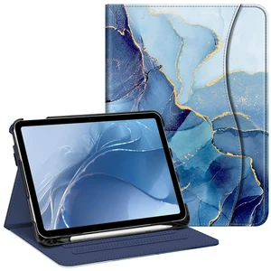 Folio Case for iPad (A16) 11th Gen 11 in, iPad 10th Generation 10.9" | Multi-Angle Viewing Protective Stand Cover, Built-in Pencil Holder & Storage Pocket, Auto Wake/Sleep, Ocean Marble Folio Case for iPad (A16) 11th Gen 11 in, iPad 10th Generation 10.9" | Multi-Angle Viewing Protective Stand Cover, Built-in Pencil Holder & Storage Pocket, Auto Wake/Sleep, Ocean Marble