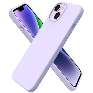 Compatible with iPhone 14 Case 6.1, Slim Liquid Silicone 3 Layers Full Phone Covered Soft Gel Rubber Case Protective Phone Cover 6.1 Inch-Pastel Lilac Compatible with iPhone 14 Case 6.1, Slim Liquid Silicone 3 Layers Full Phone Covered Soft Gel Rubber Case Protective Phone Cover 6.1 Inch-Pastel Lilac