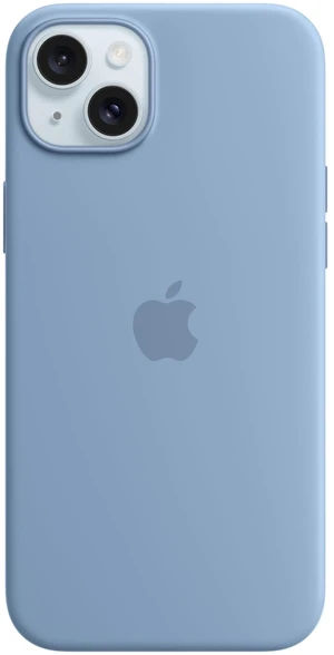 iPhone 15 Plus Silicone Case with MagSafe - Winter Blue iPhone 15 Plus Silicone Case with MagSafe - Winter Blue