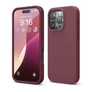 Premium Liquid Silicone Case for iPhone 16 Pro Burgundy | Full Body Protection, Shockproof, Slim Phone, Anti-Scratch Soft Microfiber Lining (Burgundy) Premium Liquid Silicone Case for iPhone 16 Pro Burgundy | Full Body Protection, Shockproof, Slim Phone, Anti-Scratch Soft Microfiber Lining (Burgundy)