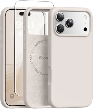 Magnetic for iPhone 17 Pro Max Case, Silicone Cover Stone | Compatible with MagSafe, Camera Button & Screen Protector, Microfiber Lining, 3 Layers Soft Gel Rubber Shockproof Slim 6.9" Magnetic for iPhone 17 Pro Max Case, Silicone Cover Stone | Compatible with MagSafe, Camera Button & Screen Protector, Microfiber Lining, 3 Layers Soft Gel Rubber Shockproof Slim 6.9"