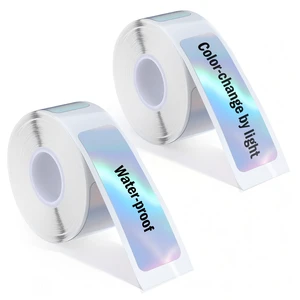 320Pcs D30 Label Tape - Holographic Thermal Printer Labels | 0.47 x 1.57 Inch Waterproof Adhesive Printer Tape Paper for Name Tag School Supplies 320Pcs D30 Label Tape - Holographic Thermal Printer Labels | 0.47 x 1.57 Inch Waterproof Adhesive Printer Tape Paper for Name Tag School Supplies