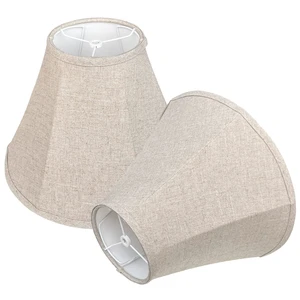 Bell Lamp Shade Set of 2, 6"Top x 14"Bottom x 10"High Linen lamp shade | Lampshade for Floor Light and Table Lamp,DIY Fabric Natural Linen,Spider (Assembly Required) Bell Lamp Shade Set of 2, 6"Top x 14"Bottom x 10"High Linen lamp shade | Lampshade for Floor Light and Table Lamp,DIY Fabric Natural Linen,Spider (Assembly Required)