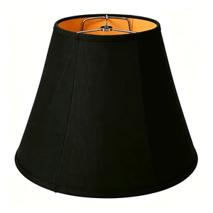 Black Bell Lamp Shade, Large 8" x 16" x 12",Replacement Lampshade | 0.4" Spider Fitter,Double-layer Fabric,Folds for Easy Storage,Bell shade for Table Lamps, Floor Lamps,Easy Assembly Black Bell Lamp Shade, Large 8" x 16" x 12",Replacement Lampshade | 0.4" Spider Fitter,Double-layer Fabric,Folds for Easy Storage,Bell shade for Table Lamps, Floor Lamps,Easy Assembly