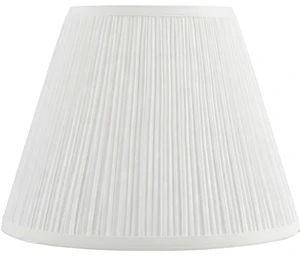 Pleated Lamp Shade 8" Top x 13" Bottom x 10" Slant,Lamp Shades For Table Lamps,Empire traditional Lampshade Replacement(Spider Fitter), Mushroom Fabric Lampshades For Table Lamp floor lamps (White) Pleated Lamp Shade 8" Top x 13" Bottom x 10" Slant,Lamp Shades For Table Lamps,Empire traditional Lampshade Replacement(Spider Fitter), Mushroom Fabric Lampshades For Table Lamp floor lamps (White)