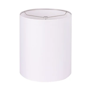 Lampshade Requires Self-assembly, 14" Diameter x17" High, White | Drum Lampshade for Table Lamp, Bedside Lamp, Floor Lamp, Fabric Replacement Lamp Shade Classic Modern Style, Spider Fitter Lampshade Requires Self-assembly, 14" Diameter x17" High, White | Drum Lampshade for Table Lamp, Bedside Lamp, Floor Lamp, Fabric Replacement Lamp Shade Classic Modern Style, Spider Fitter