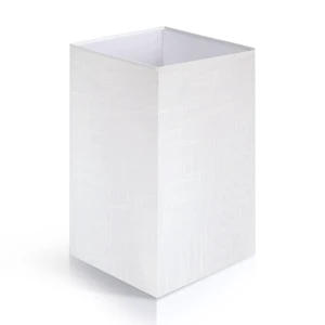 White Linen Texture Lamp Shade 14.25 x 8.5 x 8.5 inch for Shelf Floor Lamp White Linen Texture Lamp Shade 14.25 x 8.5 x 8.5 inch for Shelf Floor Lamp