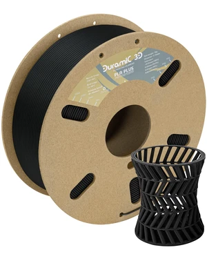PLA+ Filament 1.75mm 1Kg Black, PLA Plus Filament 1Kg Spool(2.2lbs) Tougher and Stronger, Dimensional Accuracy Probability +/- 0.02mm PLA+ Filament 1.75mm 1Kg Black, PLA Plus Filament 1Kg Spool(2.2lbs) Tougher and Stronger, Dimensional Accuracy Probability +/- 0.02mm