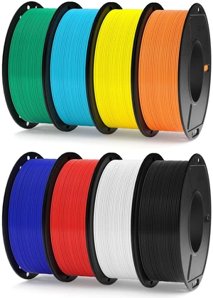 PLA Plus 3D Printer Filament Bundle 1.75mm Multicolors 250g*8 | Black/White/Red/Dark Blue/Orange/Yellow/Sky Blue/Sea Green, Dimensional Accuracy +/- 0.02mm, 8 Pack 250g Spool PLA Plus 3D Printer Filament Bundle 1.75mm Multicolors 250g*8 | Black/White/Red/Dark Blue/Orange/Yellow/Sky Blue/Sea Green, Dimensional Accuracy +/- 0.02mm, 8 Pack 250g Spool