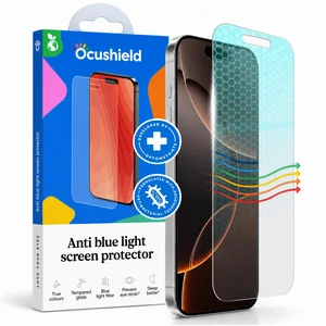 Anti Blue Light Tempered Glass Screen Protector of iPhone 16 Pro(6.3") Blocks Blue Light, Prevents Eye Strain & Helps You Sleep Better, 9H Hardness & Case Friendly Anti Blue Light Tempered Glass Screen Protector of iPhone 16 Pro(6.3") Blocks Blue Light, Prevents Eye Strain & Helps You Sleep Better, 9H Hardness & Case Friendly