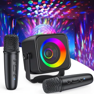 Portable Karaoke Microphone Machine: Bluetooth Karaoke Speaker with Disco Light Wireless Microphones for Adults Kids Toys for Boys Age 4-7 8-12 Birthday Gifts for 3-15 Year Old Teen Boy Kid Portable Karaoke Microphone Machine: Bluetooth Karaoke Speaker with Disco Light Wireless Microphones for Adults Kids Toys for Boys Age 4-7 8-12 Birthday Gifts for 3-15 Year Old Teen Boy Kid