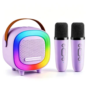 Kids Karaoke Machine Toy Ages 3-12, Mini 2 Wireless Mics Bluetooth Speaker | LED Party Lights, Voice Changer, Duets, BT 5.3, Rechargeable Portable, Christmas Birthday Gifts for Toddler Boys & Girls Kids Karaoke Machine Toy Ages 3-12, Mini 2 Wireless Mics Bluetooth Speaker | LED Party Lights, Voice Changer, Duets, BT 5.3, Rechargeable Portable, Christmas Birthday Gifts for Toddler Boys & Girls