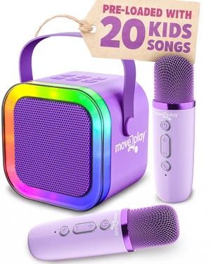 , Karaoke Machine for Kids | Includes 20+ Kid Songs | 2 Microphones | Connect with Bluetooth | 3, 4, 5, 6, 7+ Year Old Gift | Toy for Girls, Boys, & Toddler | Birthday Present , Karaoke Machine for Kids | Includes 20+ Kid Songs | 2 Microphones | Connect with Bluetooth | 3, 4, 5, 6, 7+ Year Old Gift | Toy for Girls, Boys, & Toddler | Birthday Present