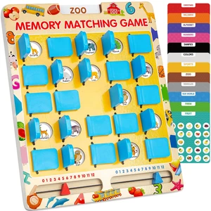 Memory Matching Game for Kids, Travel Toys for Toddlers Boys Girls Ages 3-5 | Plane Activities for Toddlers, Road Trip Essentials for Airplane, Car, Camping, Christmas Birthday Gifts for Ages 3-8 Memory Matching Game for Kids, Travel Toys for Toddlers Boys Girls Ages 3-5 | Plane Activities for Toddlers, Road Trip Essentials for Airplane, Car, Camping, Christmas Birthday Gifts for Ages 3-8