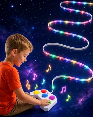 Kids Fast Push Game with LED Light Strip, Rechargeable Handheld Game | Large Button Light Up Brain Training Fun Toy, Screen Free Travel Gift for Kids Boys Girls Age 5-12+ Adults Kids Fast Push Game with LED Light Strip, Rechargeable Handheld Game | Large Button Light Up Brain Training Fun Toy, Screen Free Travel Gift for Kids Boys Girls Age 5-12+ Adults