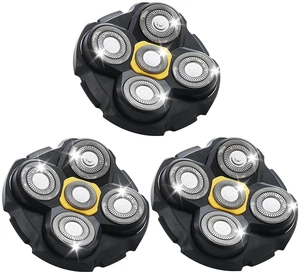 Shaver Replacement Heads Compatible with Microtouch Titanium Head Shaver, for Bald Men 3 Pack Shaver Replacement Heads Compatible with Microtouch Titanium Head Shaver, for Bald Men 3 Pack