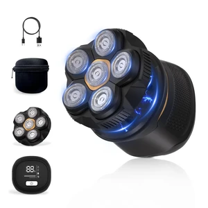 Magnetic Cordless Bald Head Shaver USBC Rechargeable Razor for Men | Extra Replacement Head, 1400mAh 120 Min Runtime, LED Display, Travel Case,Waterproof,Gentle on Scalp for Bald Men Magnetic Cordless Bald Head Shaver USBC Rechargeable Razor for Men | Extra Replacement Head, 1400mAh 120 Min Runtime, LED Display, Travel Case,Waterproof,Gentle on Scalp for Bald Men