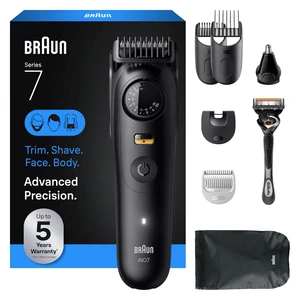 Series 7 All-in-One Beard & Body Grooming Kit for Men, Cordless Trimmer, Hair Clippers & Shaver for Face, Hair & Body with Gillette ProGlide Razor, AIO 7530 Series 7 All-in-One Beard & Body Grooming Kit for Men, Cordless Trimmer, Hair Clippers & Shaver for Face, Hair & Body with Gillette ProGlide Razor, AIO 7530