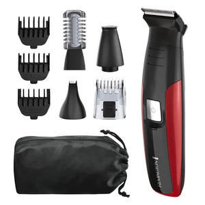 All-in-one + Body Multigroomer 5000, Black and Red, 10 Piece Set | 20 Length & Style Settings, Washable Attachments, Rechargeable Battery, 60-Minute Runtime, Detail Trimmer for Edging All-in-one + Body Multigroomer 5000, Black and Red, 10 Piece Set | 20 Length & Style Settings, Washable Attachments, Rechargeable Battery, 60-Minute Runtime, Detail Trimmer for Edging