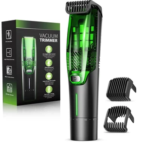 Beard Trimmer for Men: All-in-One Vacuum Mustache Trimmer With Precision Dial,Adjustable 20 Length Setting Premium Facial Hair Groomer with Length Comb USB-C Recharge, Waterproof Wet/Dry Clipper Beard Trimmer for Men: All-in-One Vacuum Mustache Trimmer With Precision Dial,Adjustable 20 Length Setting Premium Facial Hair Groomer with Length Comb USB-C Recharge, Waterproof Wet/Dry Clipper