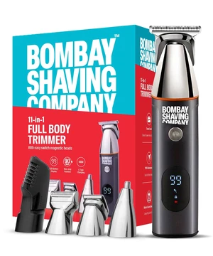 Trimmer for Men | 11-in-1 Beard Trimmer, Hair Trimmer for Men & Body Groomer | Self-Sharpening Skin-Friendly Blades | 9 Length Settings | IPX6 Waterproof | 90Min Runtime Trimmer for Men | 11-in-1 Beard Trimmer, Hair Trimmer for Men & Body Groomer | Self-Sharpening Skin-Friendly Blades | 9 Length Settings | IPX6 Waterproof | 90Min Runtime