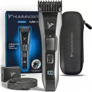 MK14 BeardMaster Premium Beard Trimmer for Men, Precision Dial, Adjustable 20 Length Settings, Stainless Steel T-Blade, Cordless USB-C Rechargeable, Waterproof, LED Display, Travel Case MK14 BeardMaster Premium Beard Trimmer for Men, Precision Dial, Adjustable 20 Length Settings, Stainless Steel T-Blade, Cordless USB-C Rechargeable, Waterproof, LED Display, Travel Case