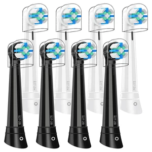 iO 8 PCS Replacement Heads Compatible with Oral B iO 2 3 4 5 6 7 8 9 10 Deep Clean Series Electric Toothbrush, Brush Heads with Medium-Hard Bristles Compatible with Oral B IO (Black/White) iO 8 PCS Replacement Heads Compatible with Oral B iO 2 3 4 5 6 7 8 9 10 Deep Clean Series Electric Toothbrush, Brush Heads with Medium-Hard Bristles Compatible with Oral B IO (Black/White)