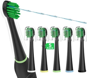 Replacement Toothbrush Heads for All Waterpik Sonic Fusion Models 5 Count | Compact Replacement Toothbrush Heads with Covers for Waterpik SF-01, SF-02, SF-03, and SF-04 Series Replacement Toothbrush Heads for All Waterpik Sonic Fusion Models 5 Count | Compact Replacement Toothbrush Heads with Covers for Waterpik SF-01, SF-02, SF-03, and SF-04 Series