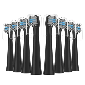 8 Pack Replacement Toothbrush Heads Compatible with Colgate Hum | Black Compatible with Connected Smart Battery Electric Toothbrush Head 8 Pack Replacement Toothbrush Heads Compatible with Colgate Hum | Black Compatible with Connected Smart Battery Electric Toothbrush Head