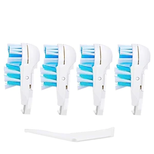 Sensitive Replacement Electric Replacement Toothbrush Heads (4 Count), Dual Clean Rotating Sets for Braun Oral B Cross Action Power Sensitive Replacement Electric Replacement Toothbrush Heads (4 Count), Dual Clean Rotating Sets for Braun Oral B Cross Action Power
