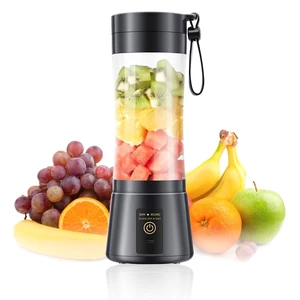 Personal Size Travel Portable Blender - Mini Shakes & Smoothies Blender | 380Ml BPA Free Cup Small Blender, High Speed & Efficient Mixing, Easily Squeezed Fresh Juice Shakes in Sports/Travel/Home Personal Size Travel Portable Blender - Mini Shakes & Smoothies Blender | 380Ml BPA Free Cup Small Blender, High Speed & Efficient Mixing, Easily Squeezed Fresh Juice Shakes in Sports/Travel/Home