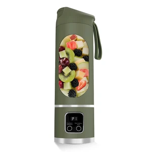 Portable Blender for Smoothies, 500ML USB Rechargeable Juicer Cup | 12-Blade Personal Smoothie Blender, Mini Mixer for Protein Shakes, Travel, Gym, Office and Home Portable Blender for Smoothies, 500ML USB Rechargeable Juicer Cup | 12-Blade Personal Smoothie Blender, Mini Mixer for Protein Shakes, Travel, Gym, Office and Home