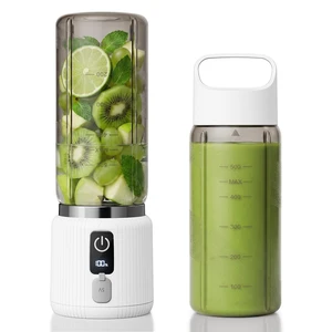 Portable Blender, Smoothie Blender with LED Display, 17 oz, White | Blender for Smoothie, Shake and Protein, 8 Blades, LED Display, USB-C Charge, Cordless, Perfect for Home, Travel, Office Portable Blender, Smoothie Blender with LED Display, 17 oz, White | Blender for Smoothie, Shake and Protein, 8 Blades, LED Display, USB-C Charge, Cordless, Perfect for Home, Travel, Office
