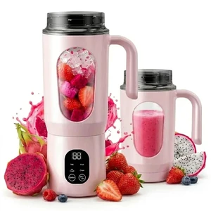 Personal Size Blender 20oz Portable Electric Blender Cup with 12 Blades,Rechargeable Single Serve Juicer Blender Mini Cordeless Juicing Blending Cup for Smoothies,Protein Shakes, Ice Crushing Personal Size Blender 20oz Portable Electric Blender Cup with 12 Blades,Rechargeable Single Serve Juicer Blender Mini Cordeless Juicing Blending Cup for Smoothies,Protein Shakes, Ice Crushing