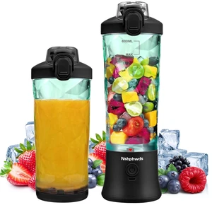 Portable Blender 20oz, Smoothies Baby Travel, USB-C IPX67 BPA Free | 18000RPM Motor, 6 Stainless Steel Blades, Rechargeable, Waterproof PCTG, Cup for Shakes, Baby Food, Gym, Office & Home Travel Portable Blender 20oz, Smoothies Baby Travel, USB-C IPX67 BPA Free | 18000RPM Motor, 6 Stainless Steel Blades, Rechargeable, Waterproof PCTG, Cup for Shakes, Baby Food, Gym, Office & Home Travel