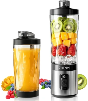 Portable Blender, Cordless Ice Crushing, 20oz Travel Cup | Personal To-Go Juicer for Smoothies, Shakes & Frozen Drinks, USB-C Rechargeable, BPA-Free, Dishwasher Safe Portable Blender, Cordless Ice Crushing, 20oz Travel Cup | Personal To-Go Juicer for Smoothies, Shakes & Frozen Drinks, USB-C Rechargeable, BPA-Free, Dishwasher Safe