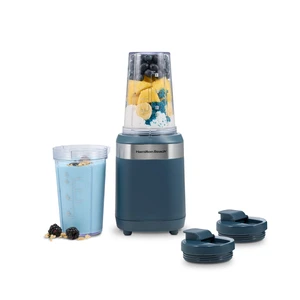 Portable Blender for Smoothies With 2 Blend & Go Jars | 2 14 oz. Personal Blender Jars and Lids | Powerful 400 Watt Motor | Stainless Steel Blades | Kitchen Makeover Blue | 51202J Portable Blender for Smoothies With 2 Blend & Go Jars | 2 14 oz. Personal Blender Jars and Lids | Powerful 400 Watt Motor | Stainless Steel Blades | Kitchen Makeover Blue | 51202J