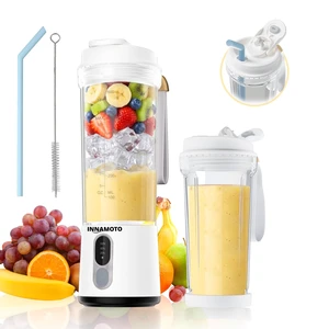 Personal Size Portable Blender Make Smoothies - 20oz Powerful Mini Blender | Small Blender with Large Capacity BPA-Free Juice Cup, Leak-proof Travel Lid, Freshly Squeezed in Gym/Picnic/Office/Home Personal Size Portable Blender Make Smoothies - 20oz Powerful Mini Blender | Small Blender with Large Capacity BPA-Free Juice Cup, Leak-proof Travel Lid, Freshly Squeezed in Gym/Picnic/Office/Home